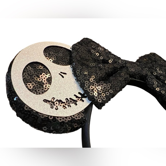 Oogie Boogie Nightmare Before Christmas Jack Skellington Mouse Ears Headband - Picture 3 of 6